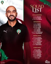 摩洛哥队公布阵容：阿什拉夫领衔，迪亚斯与恩内斯里入选，阿姆拉巴特在册